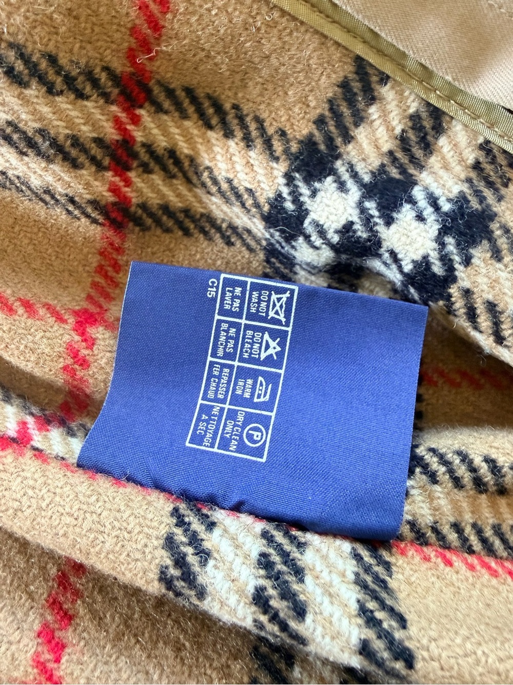 Vintage Burberrys Double Breasted Trench Coat Nova Check Wool Liner | 6 Long - Picture 9 of 13